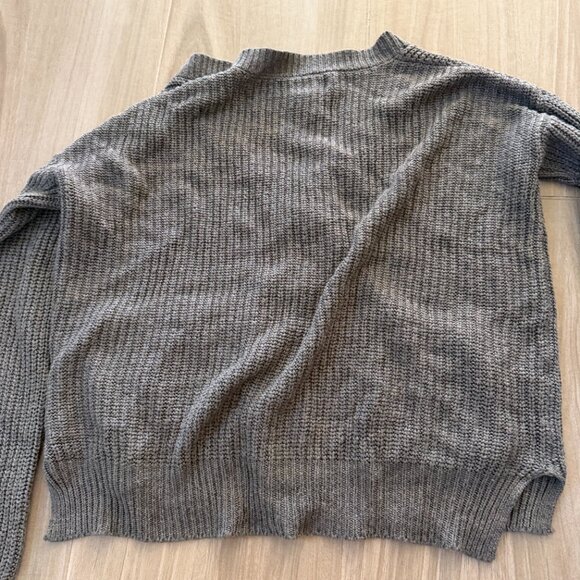 Gray Button Cardigan - Picture 3 of 3